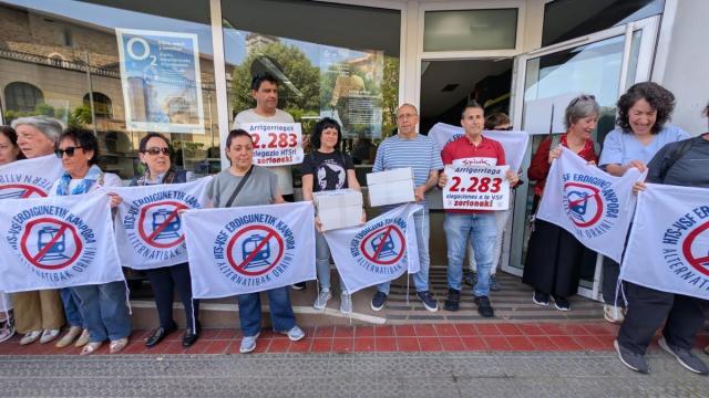 Vecinos y asociaciones de Arrigorriaga han presentado 2.283 alegaciones particulares