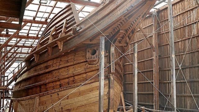 Albaola se encuentra inmersa en la construcción de la nao ‘San Juan’. / Iker Azurmendi Albaola se encuentra inmersa en la construcción de la nao ‘San Juan’.