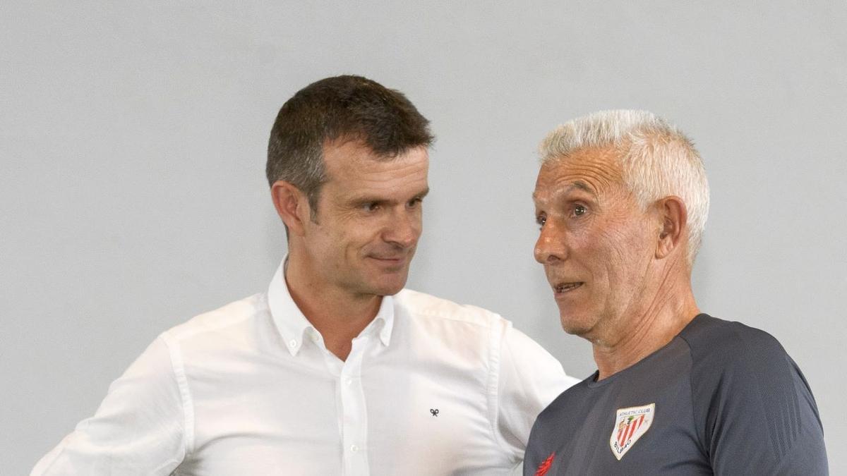 Jon Uriarte con Peio Agirreoa