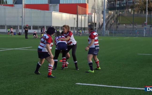 Lamiak URB son un equipo del Universitario Bilbao Rugby conformado por madres de jugadores del club