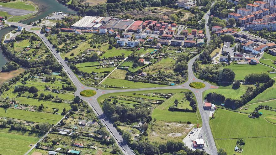 Imagen del proyecto de la nueva variante de Amutalde que conectará las carreteras G-636 y la N-638