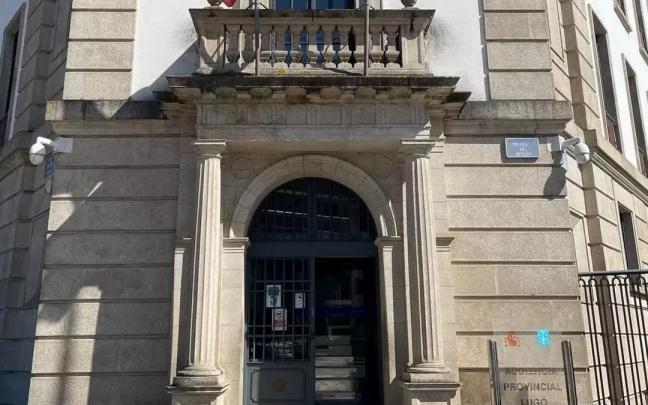 Fachada de la Audiencia Provincial de Lugo, donde se ha celebrado el juicio contra el acusado.