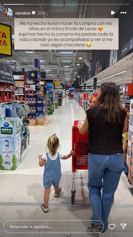 Marta Pombo en el Eroski de Leioa