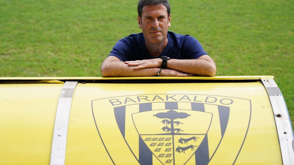 Imanol de la Sota, entrenador del Barakaldo