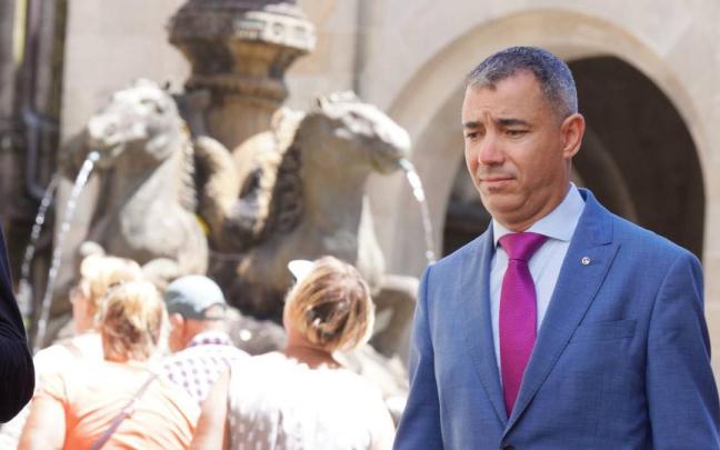 El primer secretario de la Embajada de Palestina, Khaldun Almassri.