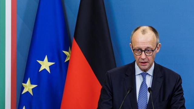 El canciller alemán, Friedrich Merz