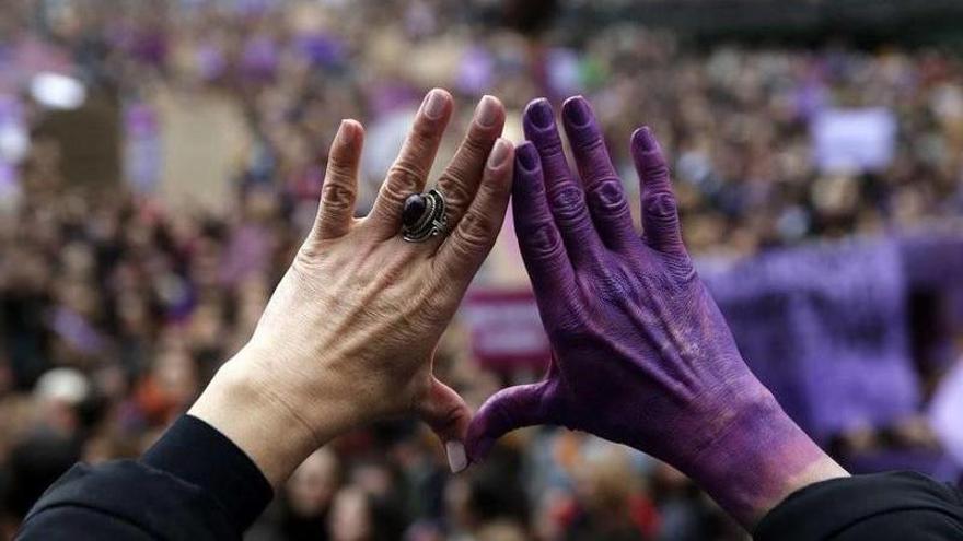 Manifestación feminista un 8 de marzo.