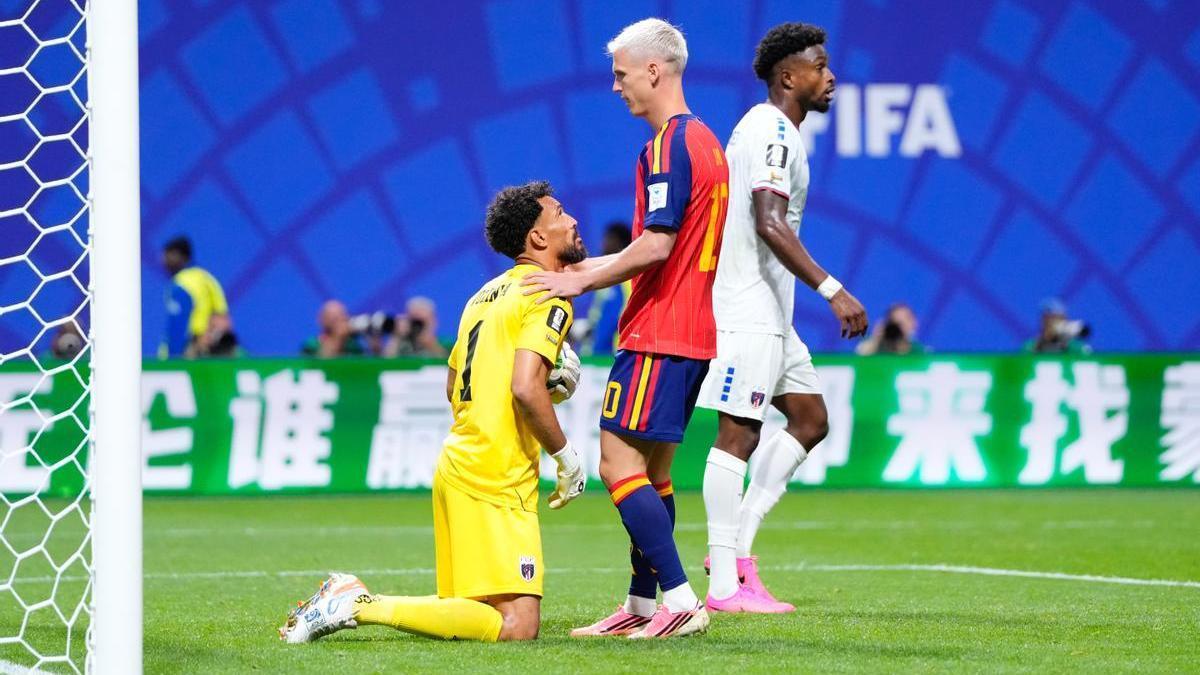 Vozinha, durante el partido contra España que le catapultó a la fama.