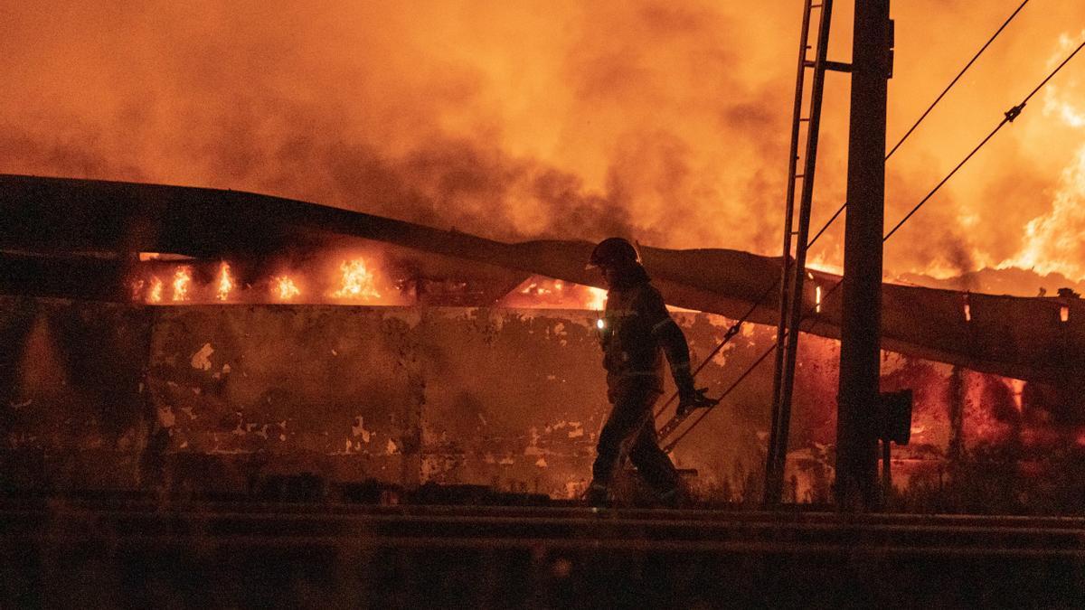 Imagen de uno de los ataques rusos a Kiev.