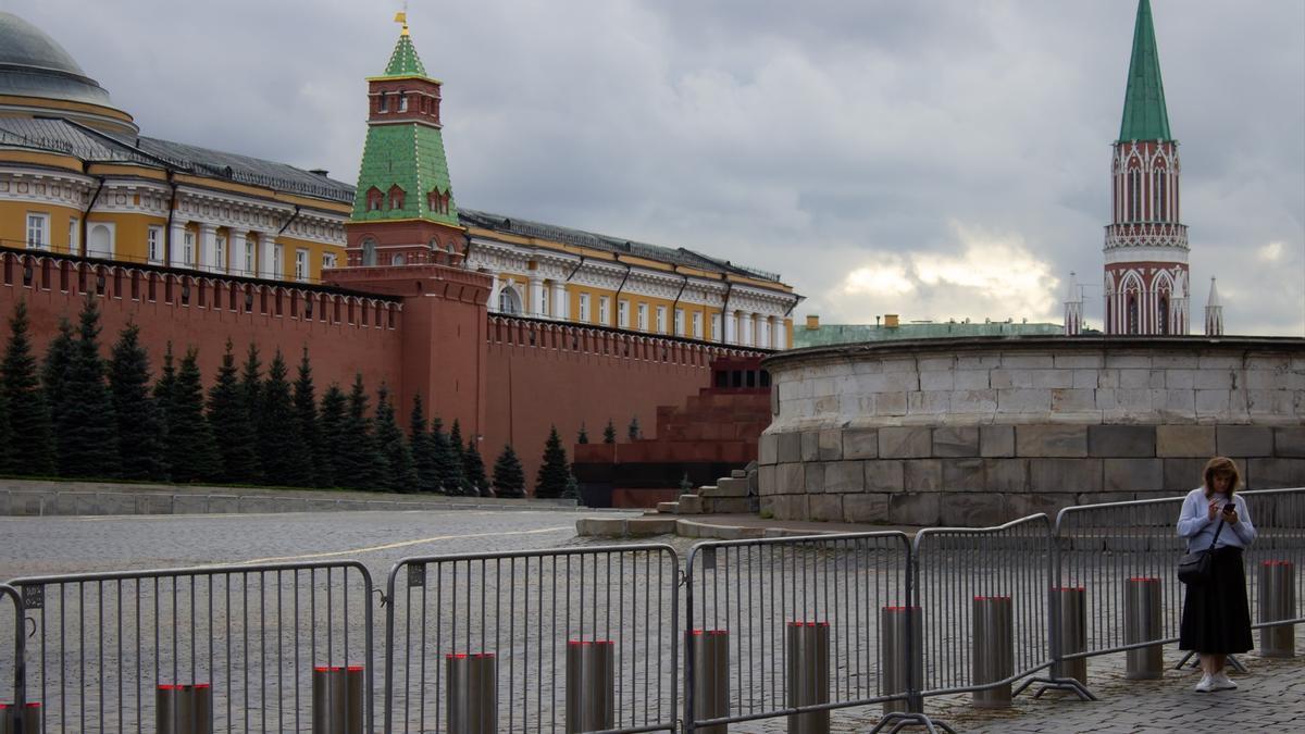 La Plaza Roja en Moscú, Rusia