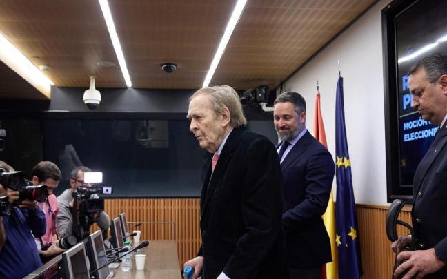 El candidato Ramón Tamames solicitará la disolución de las Cortes y la convocatoria inmediata de las elecciones generales.