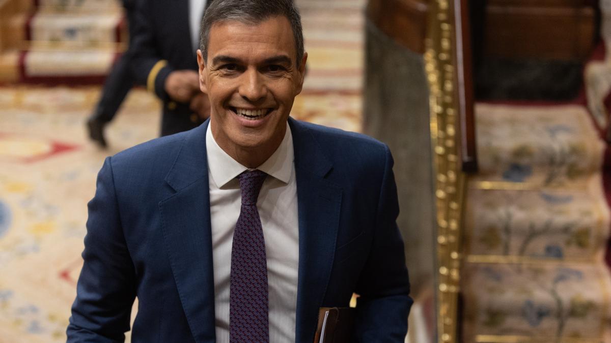 Pedro Sánchez en el Congreso.