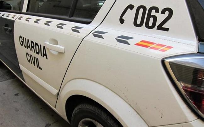 Un vehículo de la Guardia Civil