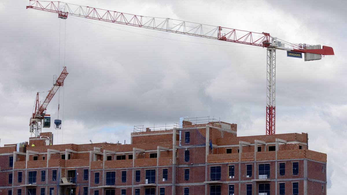 Obras en bloques de viviendas.