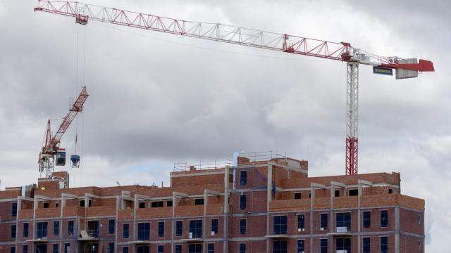 Obras en bloques de viviendas.