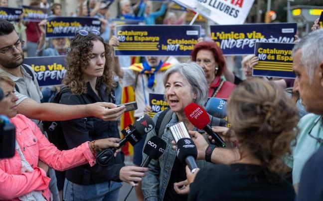 La presidenta de la ANC, Dolors Feliu. La presidenta de la ANC, Dolors Feliu.