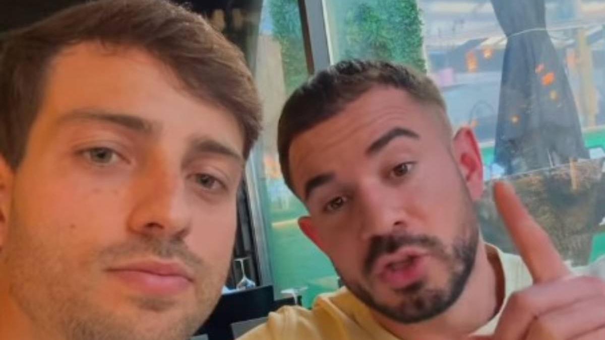 Andrés Millán y Pablo Cabezali en un vídeo de Instagram