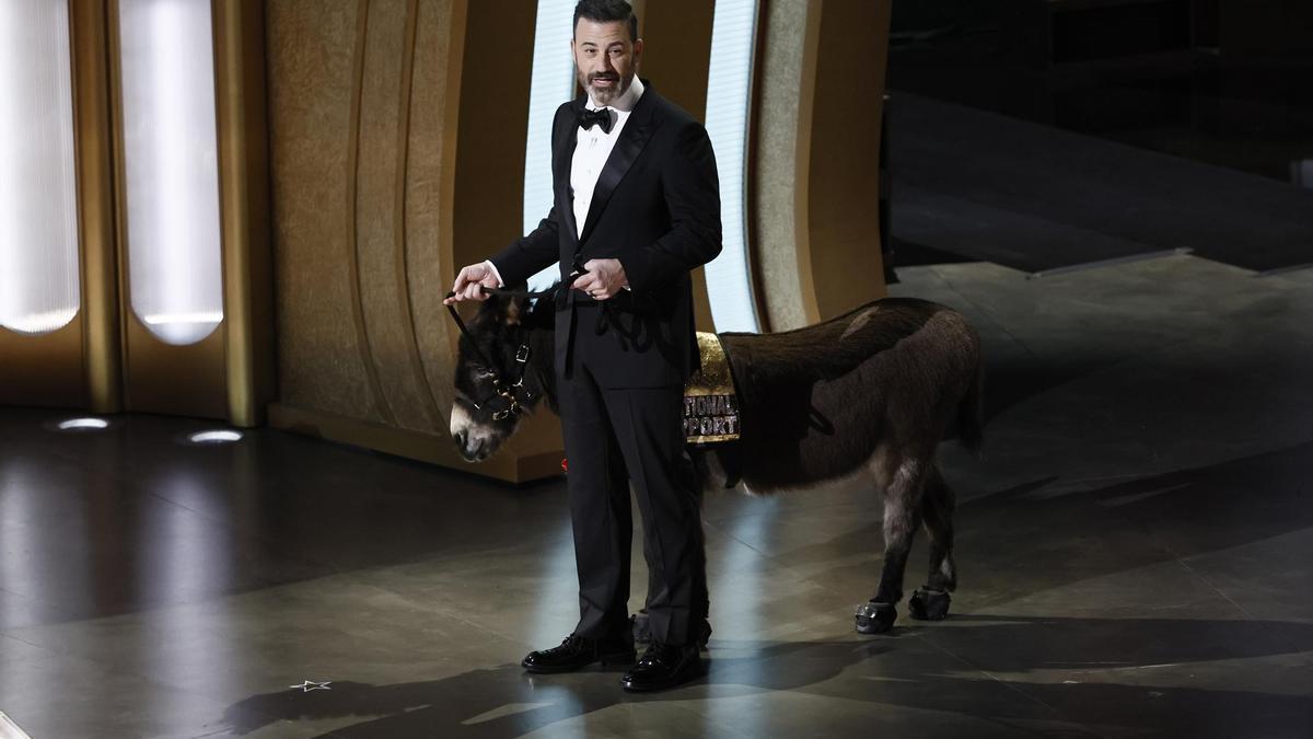 Jimmy Kimmel, durante la gala de los Oscar.