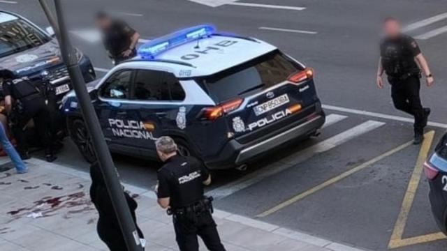 Intervención de la Policía Nacional en Almeria.