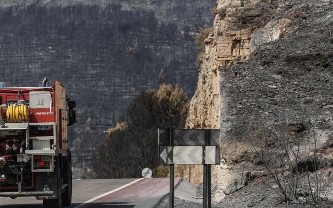 Queda estabilizado el fuego de Vall d’Uixó.