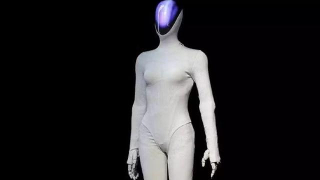 IRON, el hiperrealista robot humanoide chino, durante su presentación.