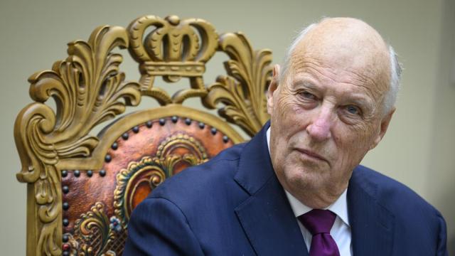 El rey Harald V de Noruega.