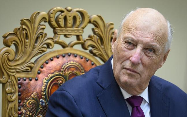 El rey Harald V de Noruega.
