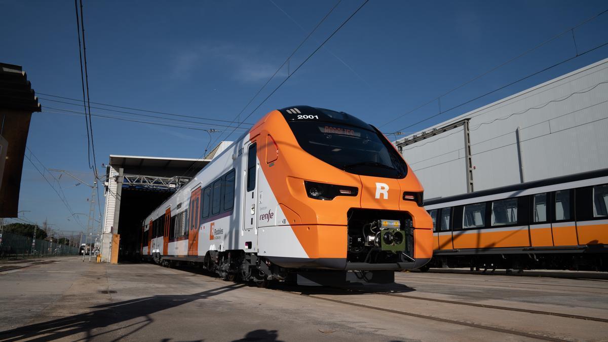 Un nuevo tren de Rodalies en la fábrica de Alstom