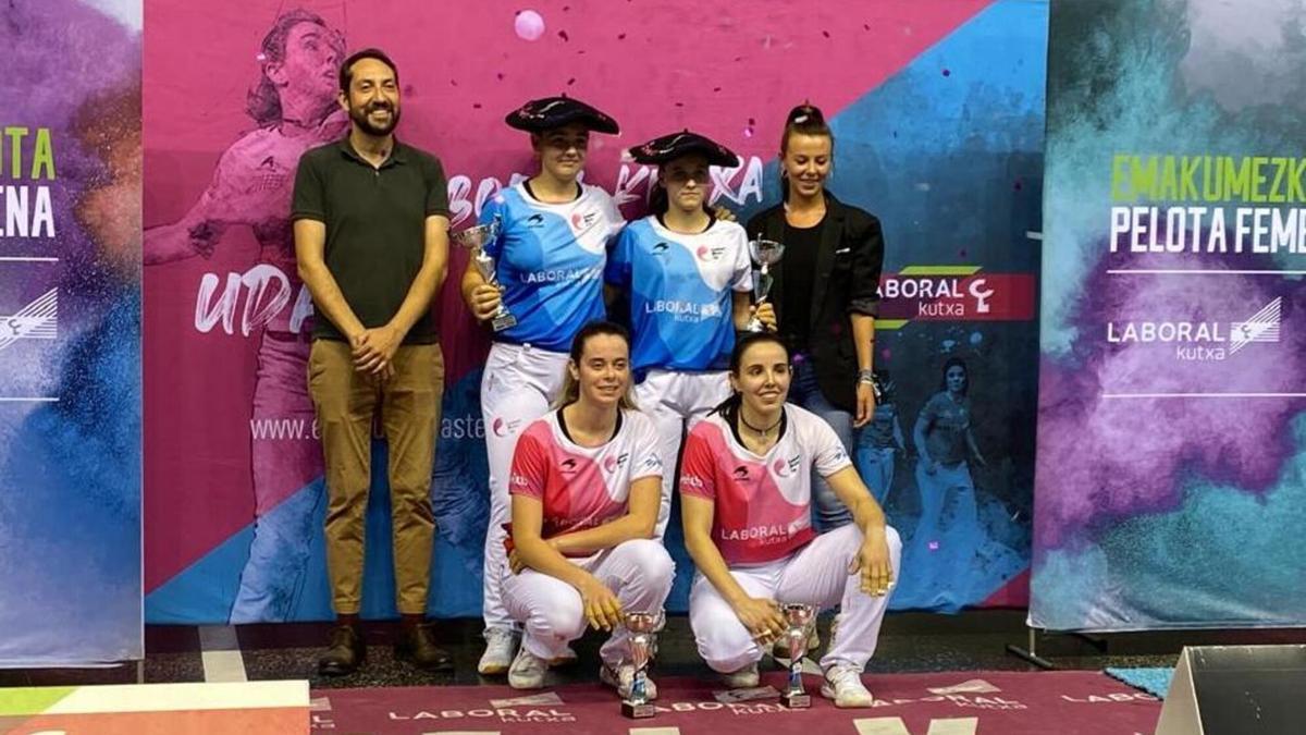 Bergara y Gaminde, campeonas del Udako Torneoa.