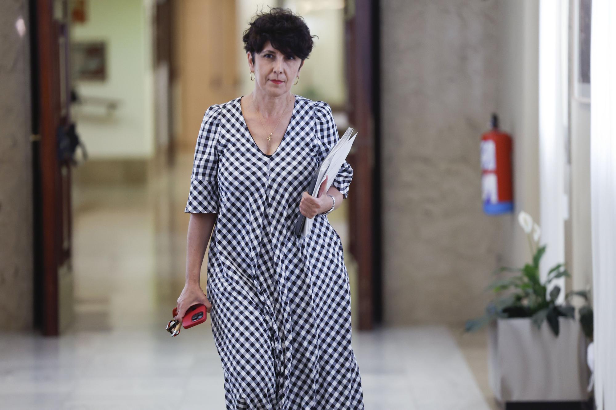 Maribel Vaquero, en el Congreso de los Diputados.