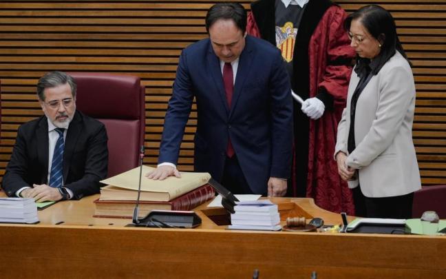 Juanfran Pérez Llorca ha tomado posesión este martes como 'president' de la Generalitat.