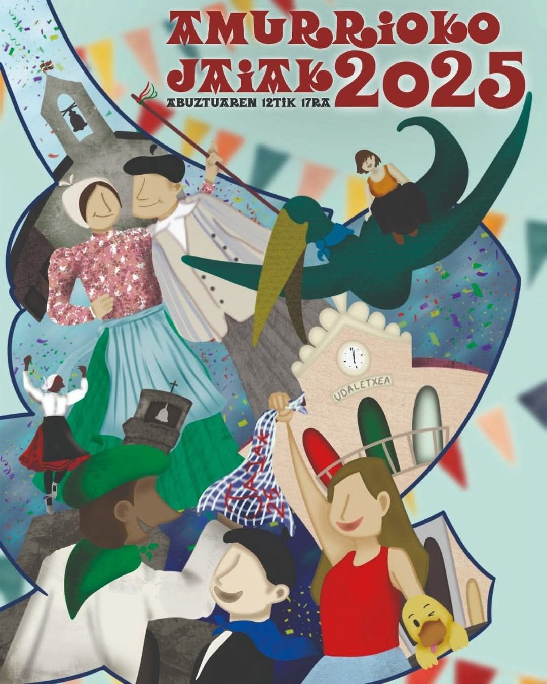 La portada del programa de fiestas Amurrio 2025