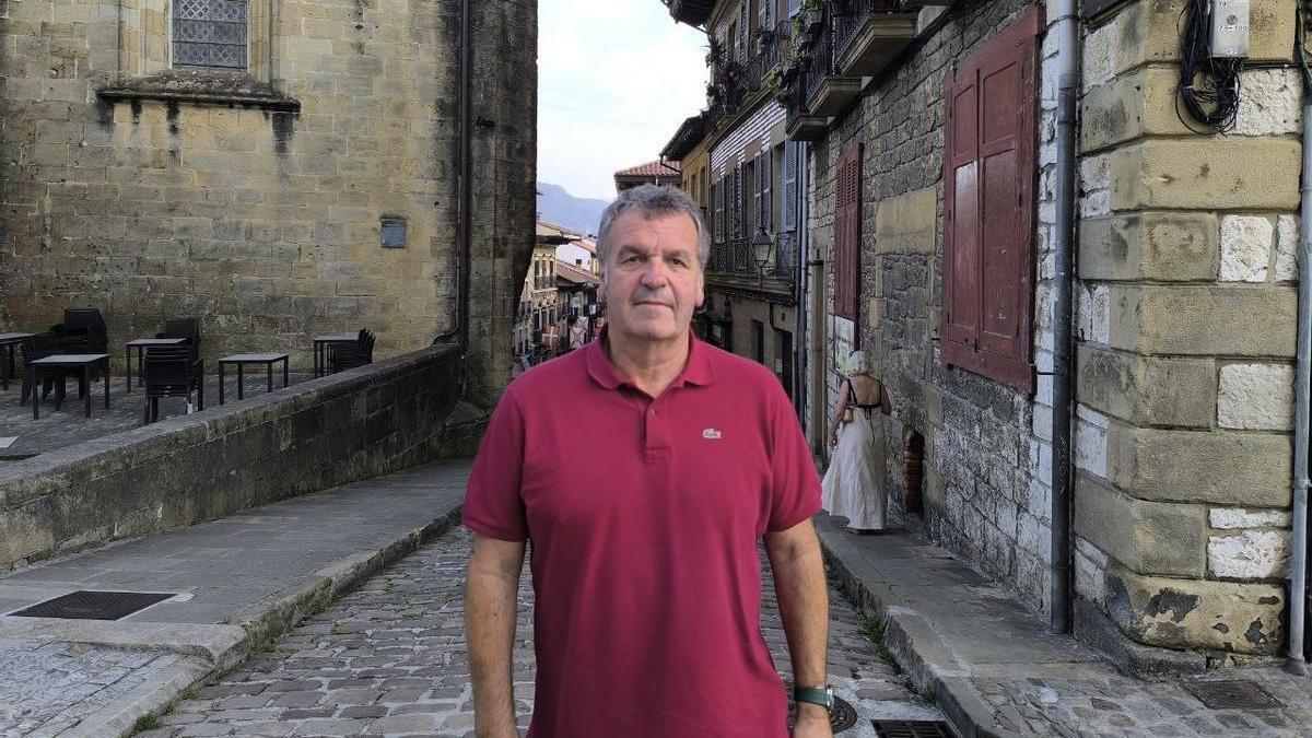 Gregorio Alkain, burgomaestre del Alarde de Hondarribia