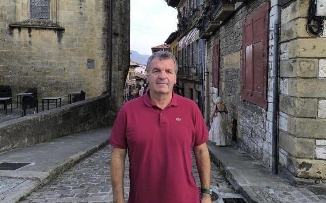 Gregorio Alkain, burgomaestre del Alarde de Hondarribia