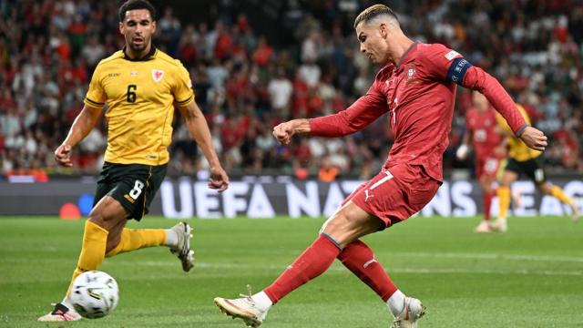 Cristiano Ronaldo, con la selección portuguesa.