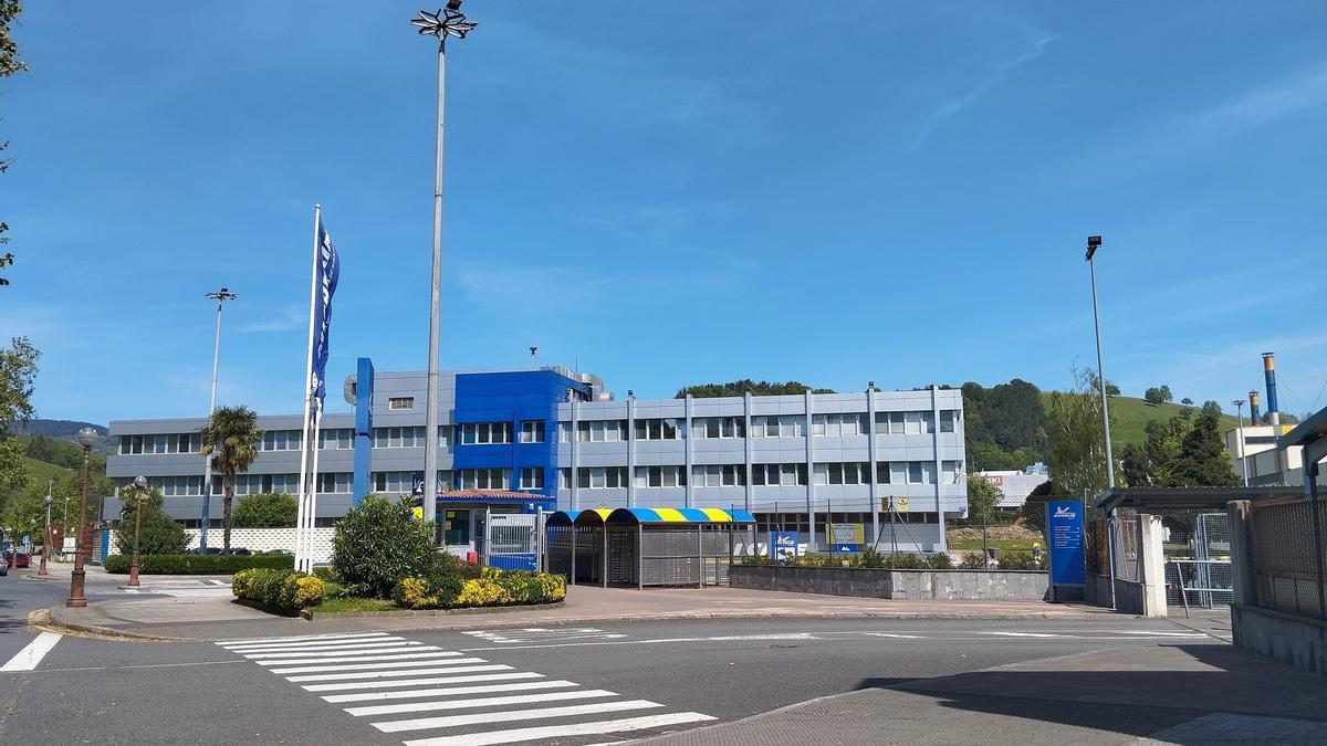 Entrada a la fábrica Michelin