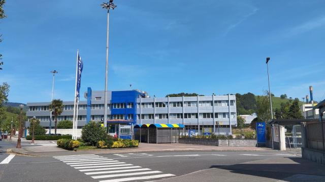 Entrada a la fábrica Michelin