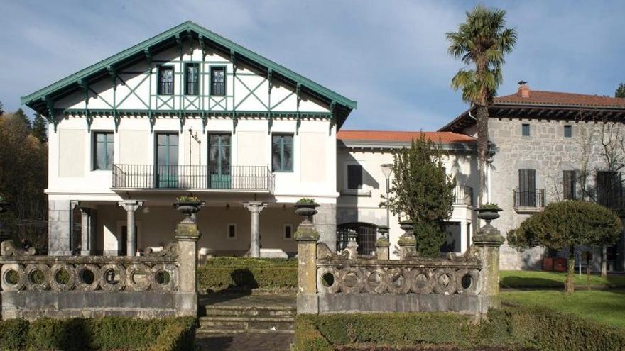 Zona del Palacio Lamuza de Laudio que albergaba el gaztetxe hasta el inicio de la reforma del inmueble