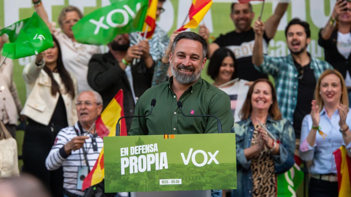 El presidente de VOX, Santiago Abascal