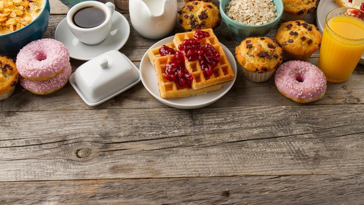 La bollería contiene una cantidad muy elevada de azúcares.