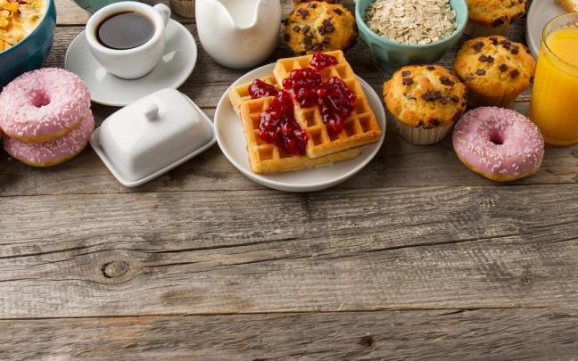 La bollería contiene una cantidad muy elevada de azúcares.