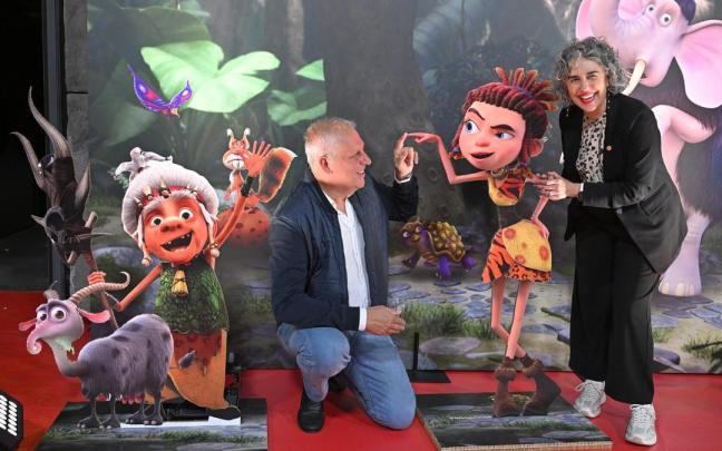 La consejera de Cultura del Gobierno Vasco, Ibone Bengoetxea, en la presentación de 'Adi! Filmak Euskaraz'