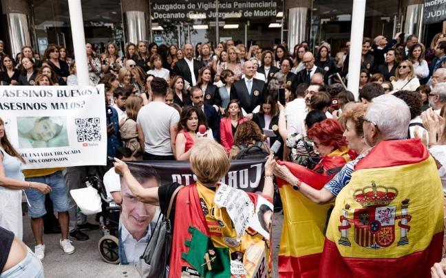 El paro de 10 minutos de jueces y fiscales el pasado miércoles. / EP El paro de 10 minutos de jueces y fiscales el pasado miércoles.
