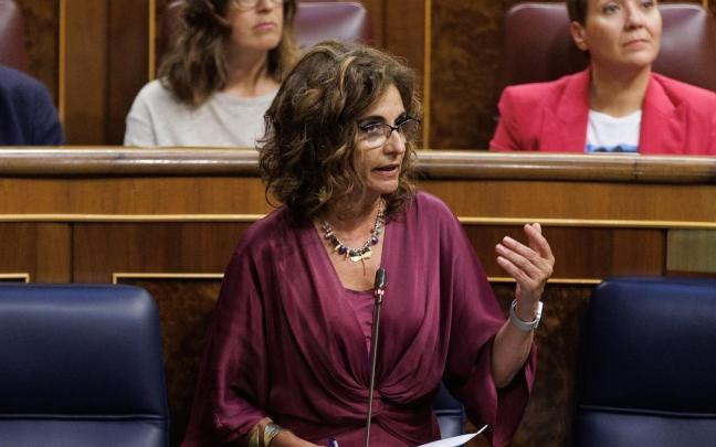 La ministra de Hacienda, María Jesús Montero. La ministra de Hacienda, María Jesús Montero.