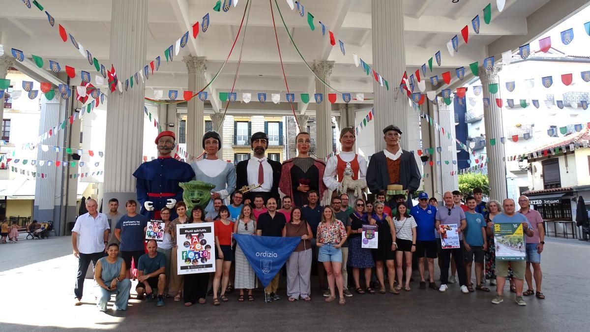 Presentación de las fiestas de Santa Ana de Ordizia 2026.