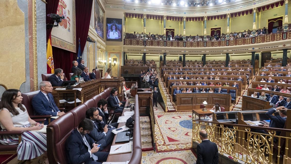 Vista del Congreso durante la Sesión Constitutiva de la XV Legislatura, el pasado 17 de agosto.