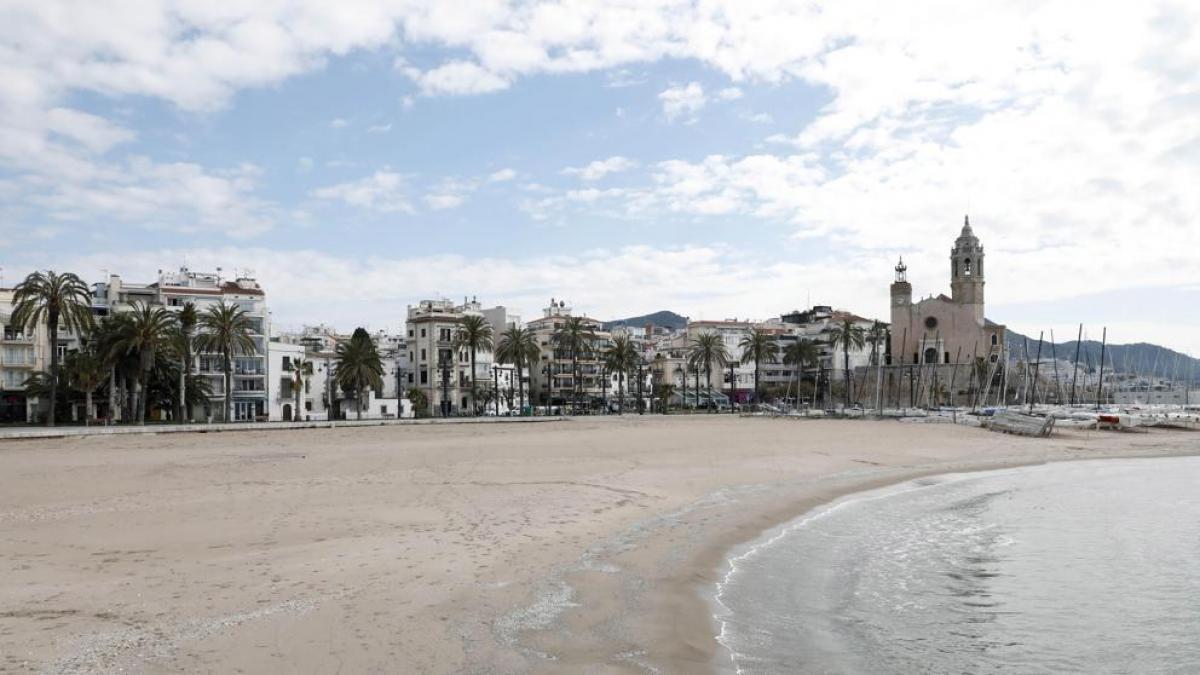 Vista de la localidad barcelonesa de Sitges