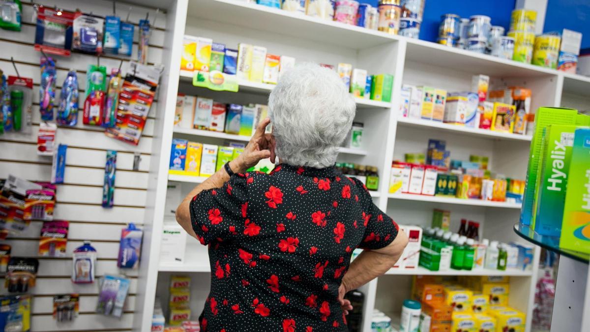 Imagen de archivo en una farmacia