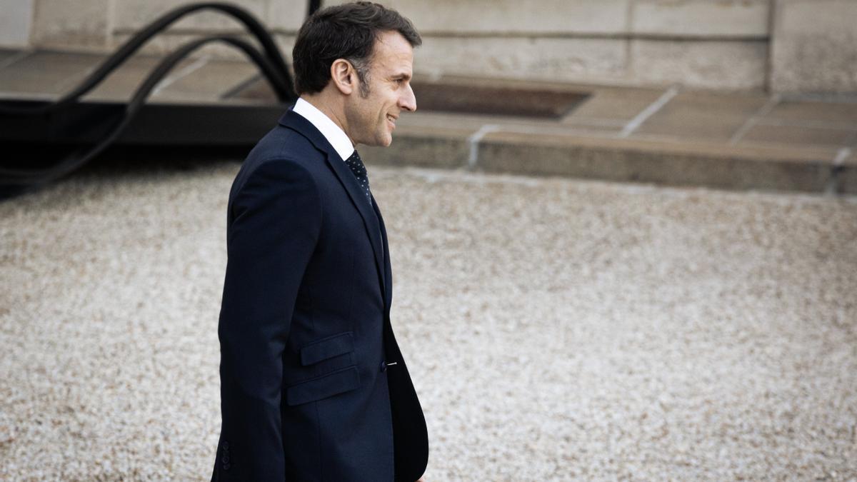 El presidente francés, Emmanuel Macron