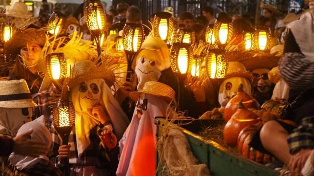 Gau Beltza se celebra en varias localidades, en este caso es Azpeitia.